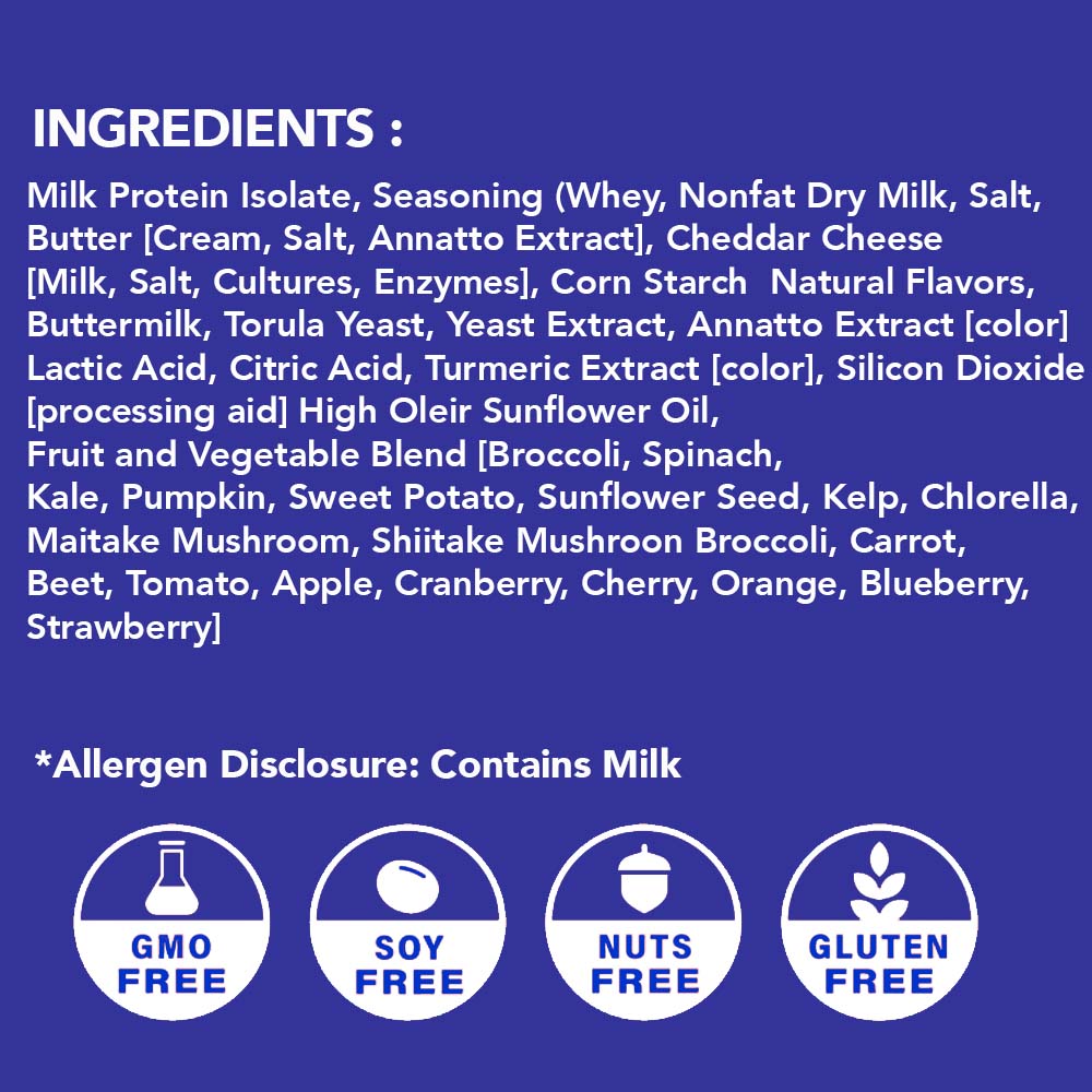 Baked Cheddar Protein Crisps (12 Bags)