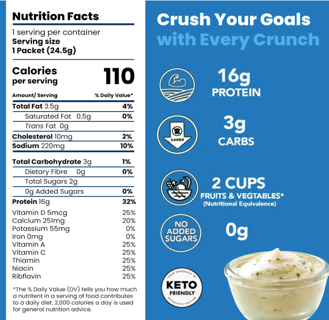 Ranch Protein Crisps (12 Bags)