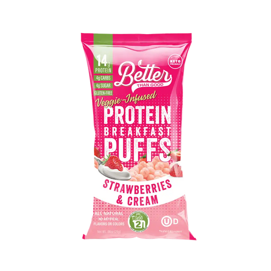 Strawberries & Cream Protein Crisps (12 Bags)