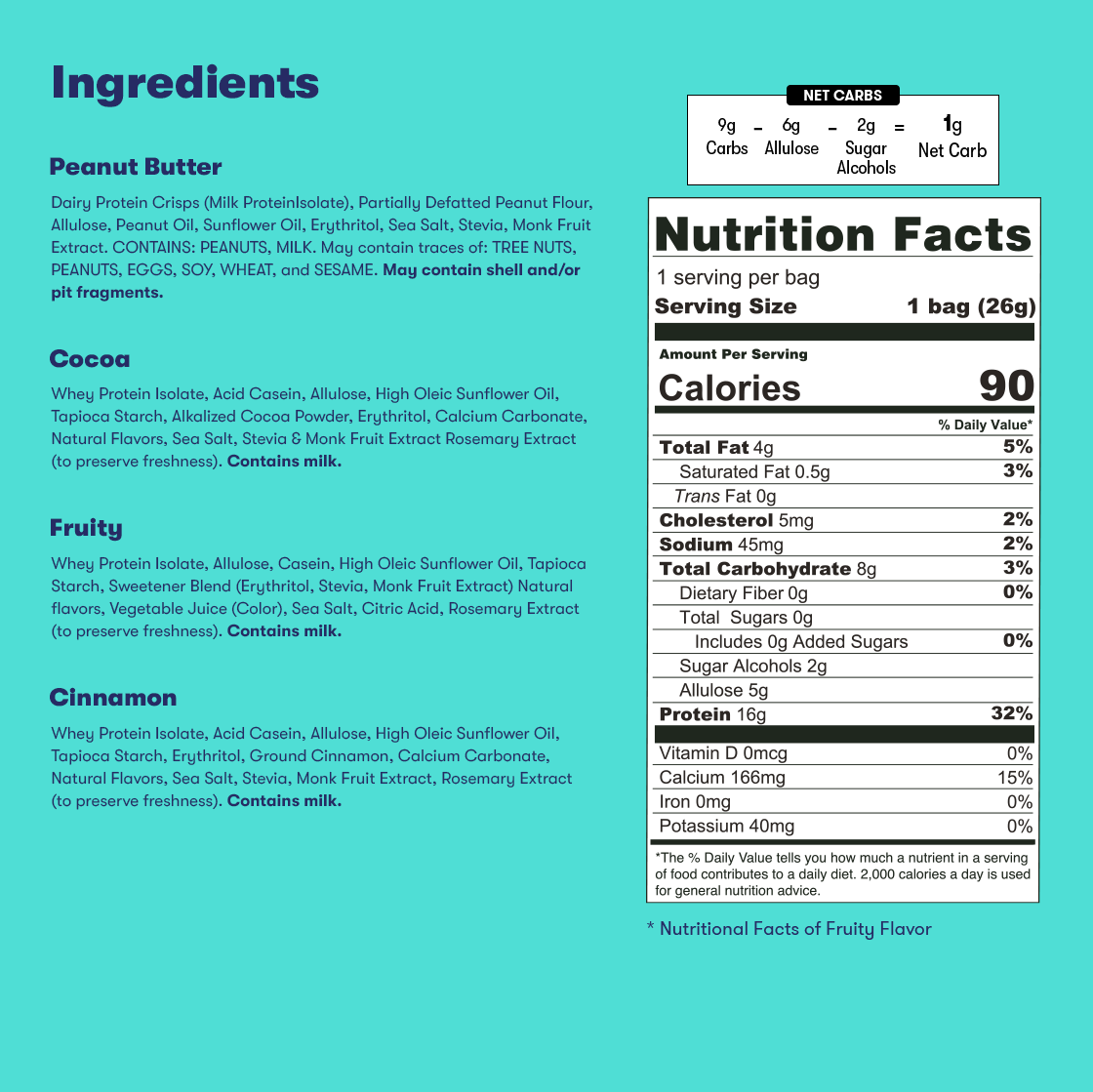 Peanut Butter Protein Cereal (12 bags)