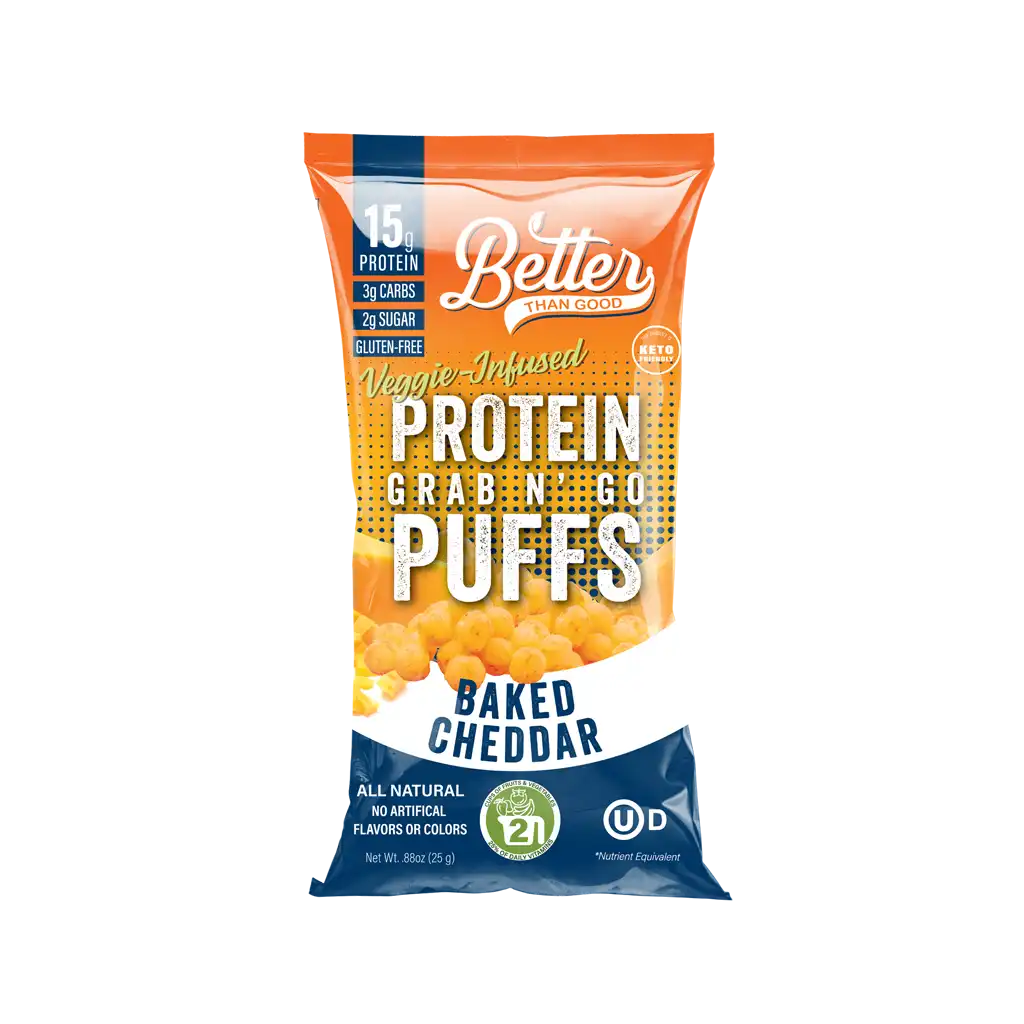 Baked Cheddar Protein Crisps (12 Bags)