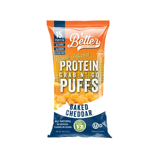 Baked Cheddar Protein Crisps (12 Bags)