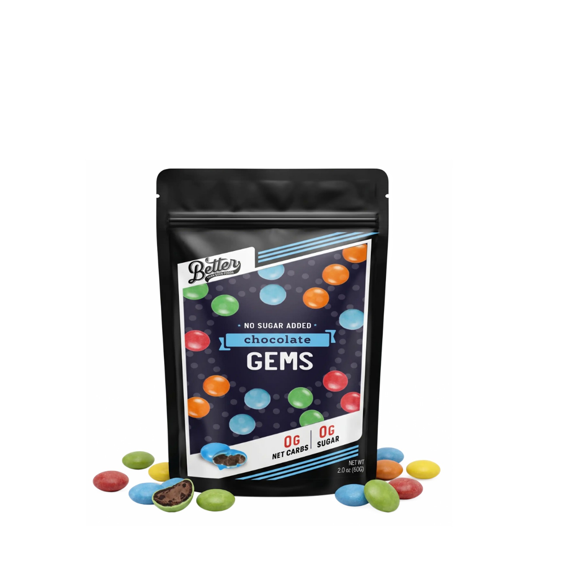 Keto Chocolate Gem's 2oz (M&M's 6pk)