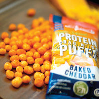 Baked Cheddar Protein Crisps (12 Bags)