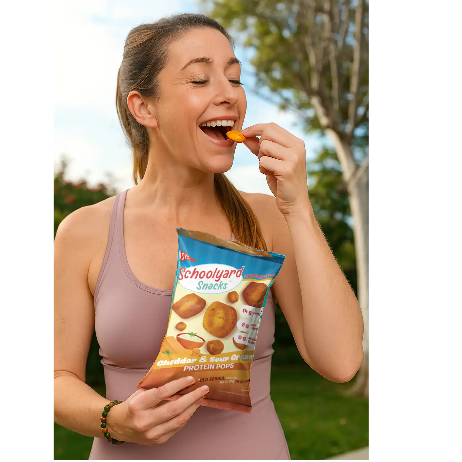 Cheddar & Sour Cream Protein Chip (12 Bags)