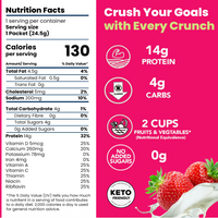 Strawberries & Cream Protein Crisps (12 Bags)
