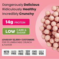 Strawberries & Cream Protein Crisps (12 Bags)