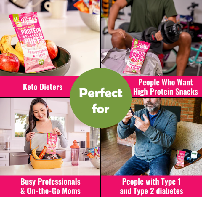 Strawberries & Cream Protein Crisps (12 Bags)