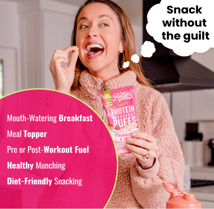 Strawberries & Cream Protein Crisps (12 Bags)
