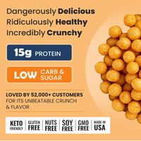Baked Cheddar Protein Crisps (12 Bags)