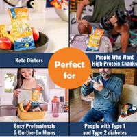 Baked Cheddar Protein Crisps (12 Bags)
