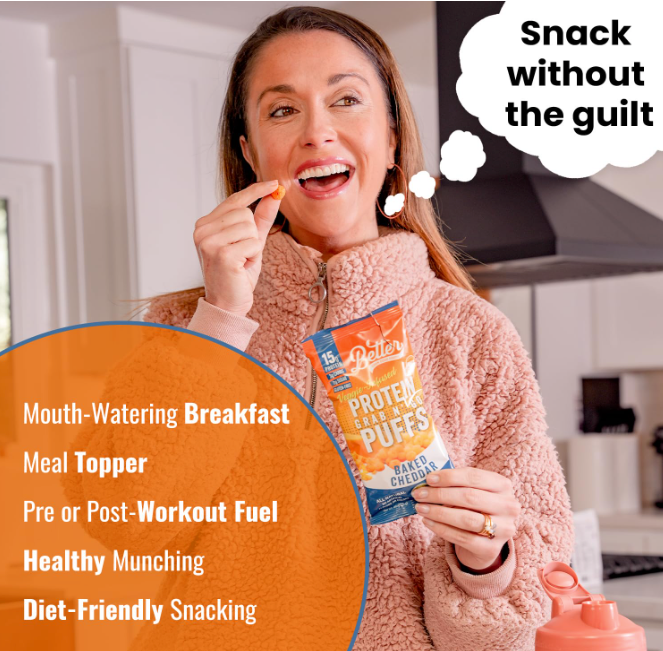 Baked Cheddar Protein Crisps (12 Bags)