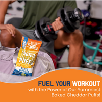 Baked Cheddar Protein Crisps (12 Bags)