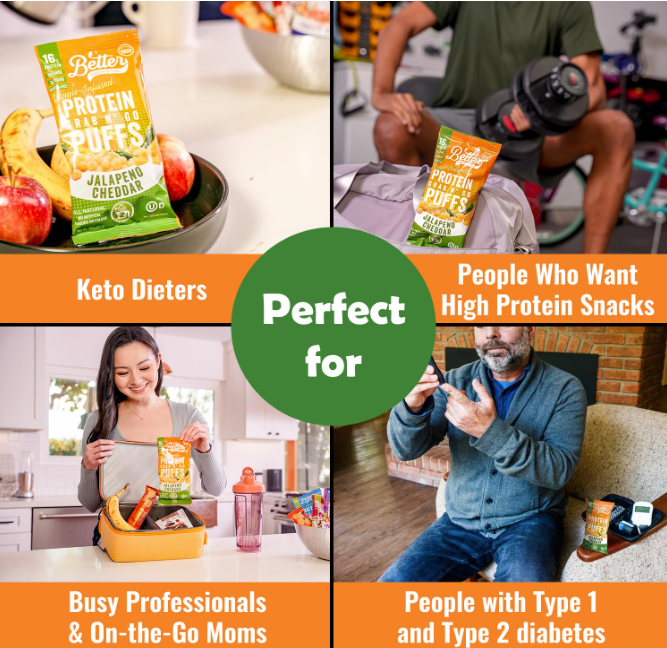 Jalapeno Cheddar Protein Crisps (12 Bags)