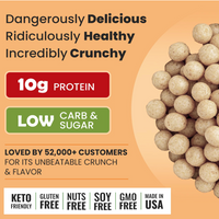 Cinnamon Roll Coated Protein Crisps (12 Bags)