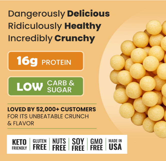 Salted Caramel Protein Crisps (12 Bags)