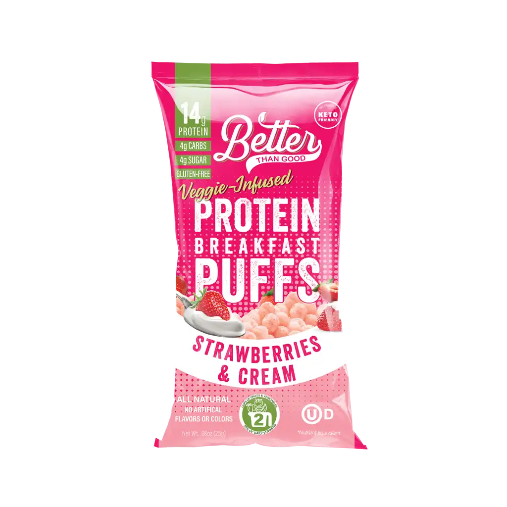 Strawberries & Cream Protein Crisps (12 Bags)